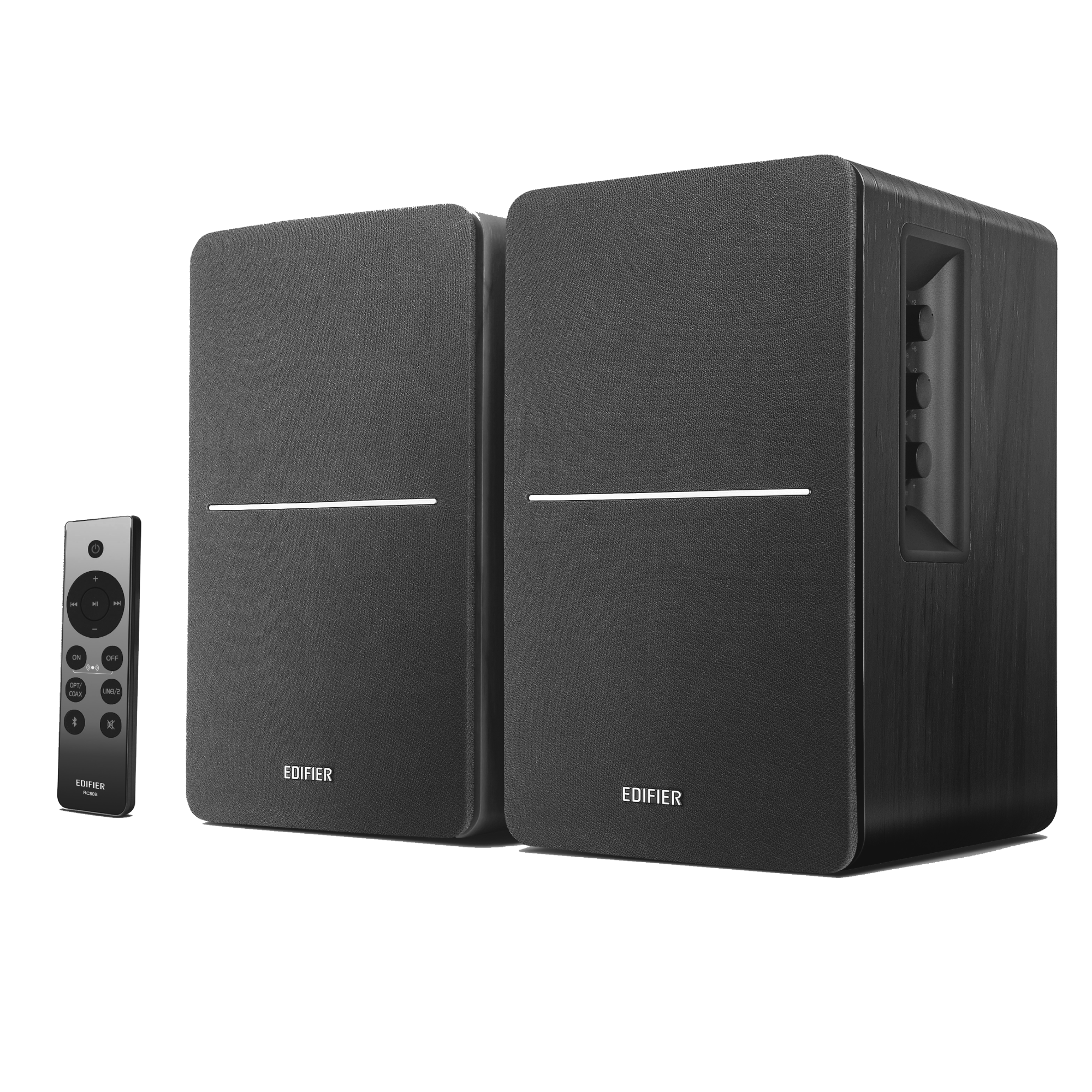 R1280DBs Black 1 Edifier R1280DBs Bluetooth Bookshelf Speakers Sub Out | 4-inch Driver - Image 1