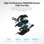 Edifier G4M Gaming Mouse | PMW3389 Sensor | RGB - Image 9