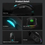 Edifier G4M Gaming Mouse | PMW3389 Sensor | RGB - Image 4