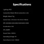 Edifier G4M Gaming Mouse | PMW3389 Sensor | RGB - Image 11