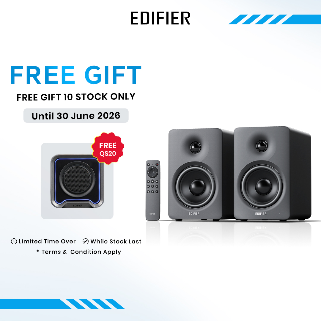 Edifier M90 Compact Active Speaker with HDMI eARC and Hi-Res Audio