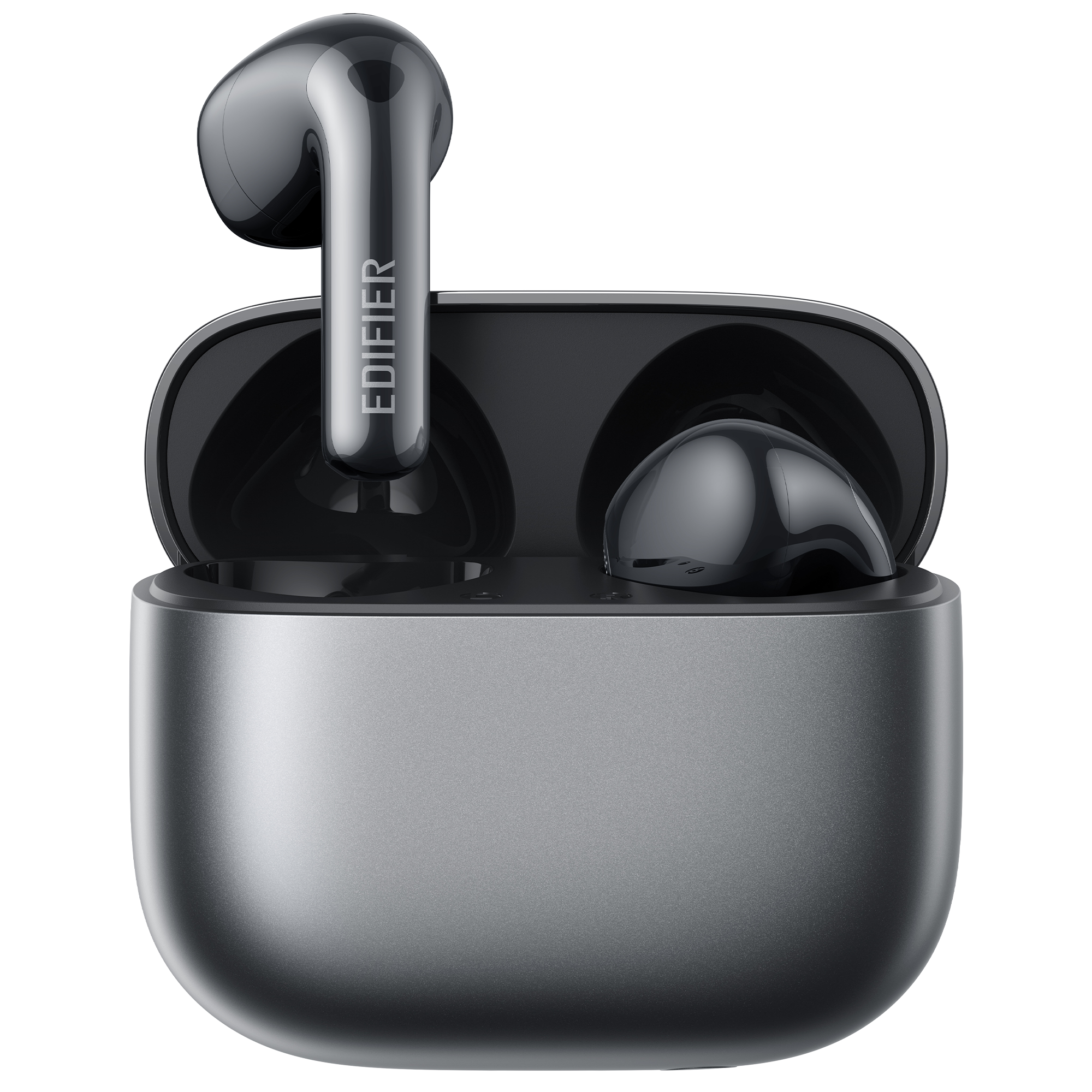 EvoBuds Black 1 Edifier EvoBuds Semi-in-Ear Wireless Earbuds | AI Translation & Hi-Res Audio - Image 1